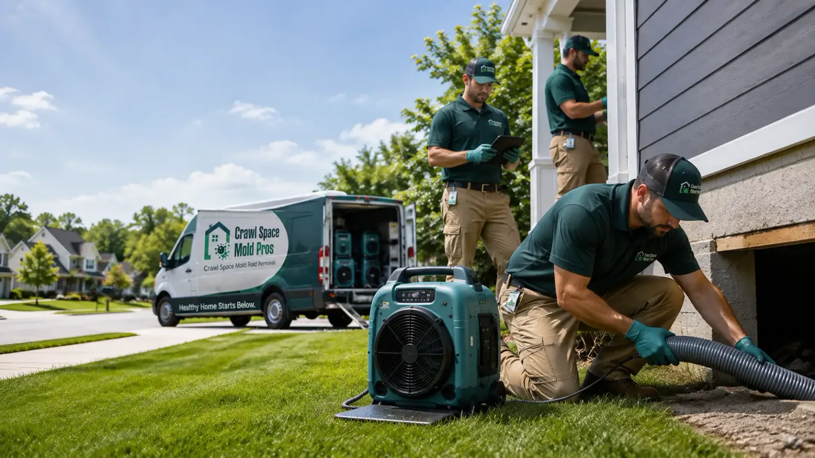 Crawl Space Mold Removal in Dawn, MO